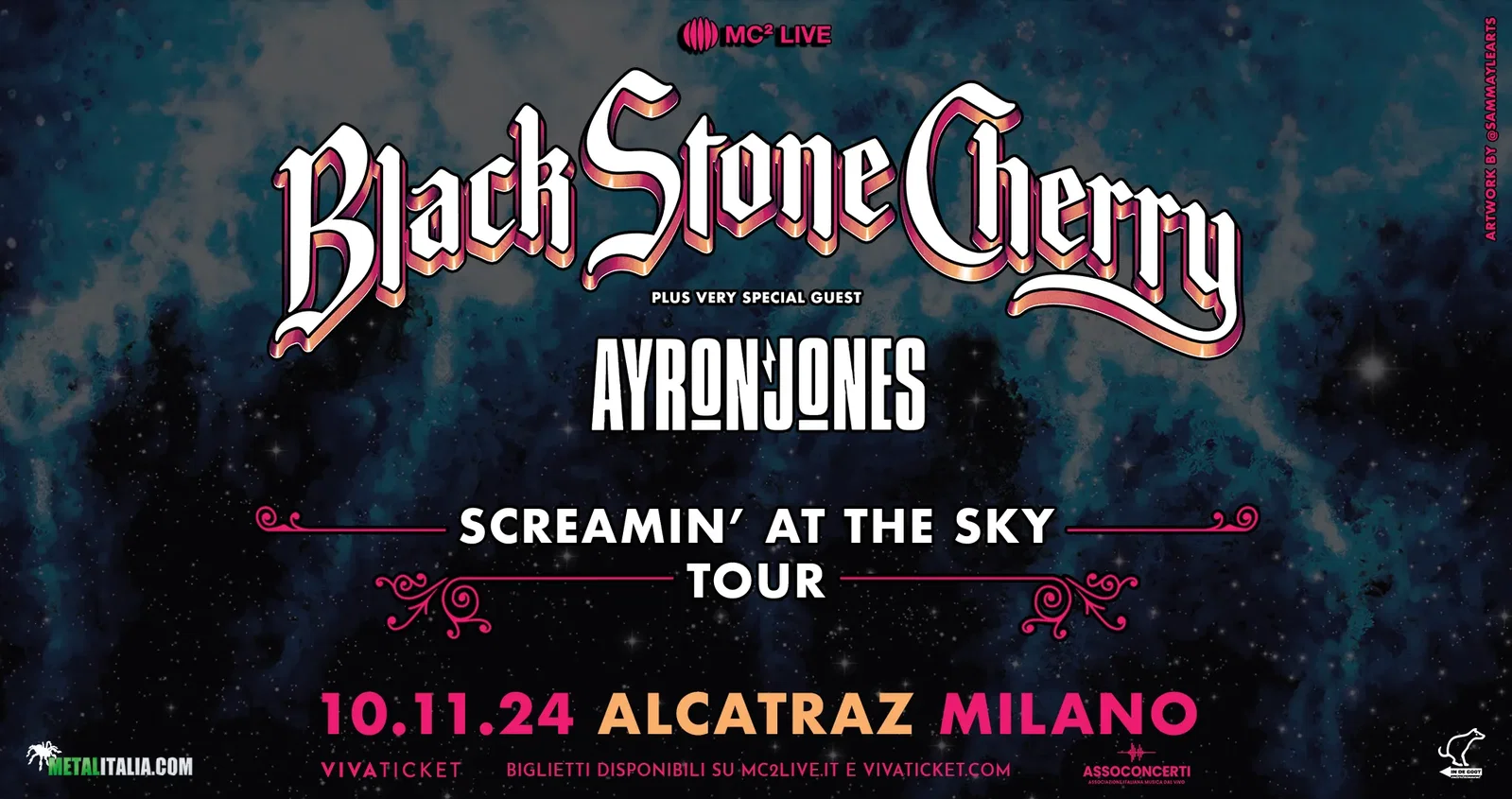 Black Stone Cherry + Ayron Jones @ Alcatraz, Milano - 10/11/2024