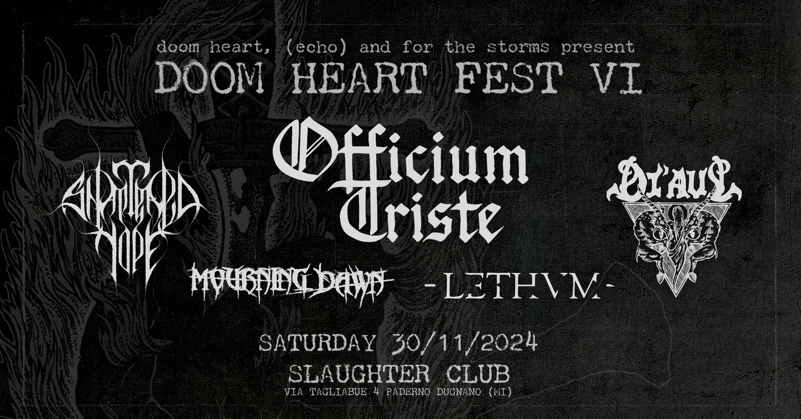 Doom Heart Fest @ Slaughter Club, Paderno Dugnano (MI) - 30/11/2024