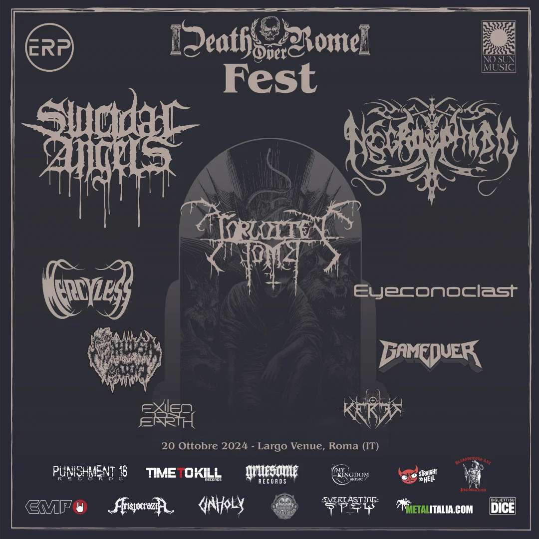 Death Over Rome Festival: line-up completa e prevendite