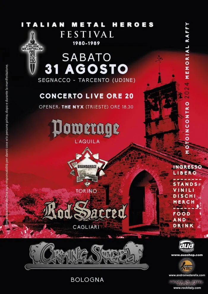 Italian Metal Heroes Festival @ Segnacco, Tarcento (UD) - 31/08/2024