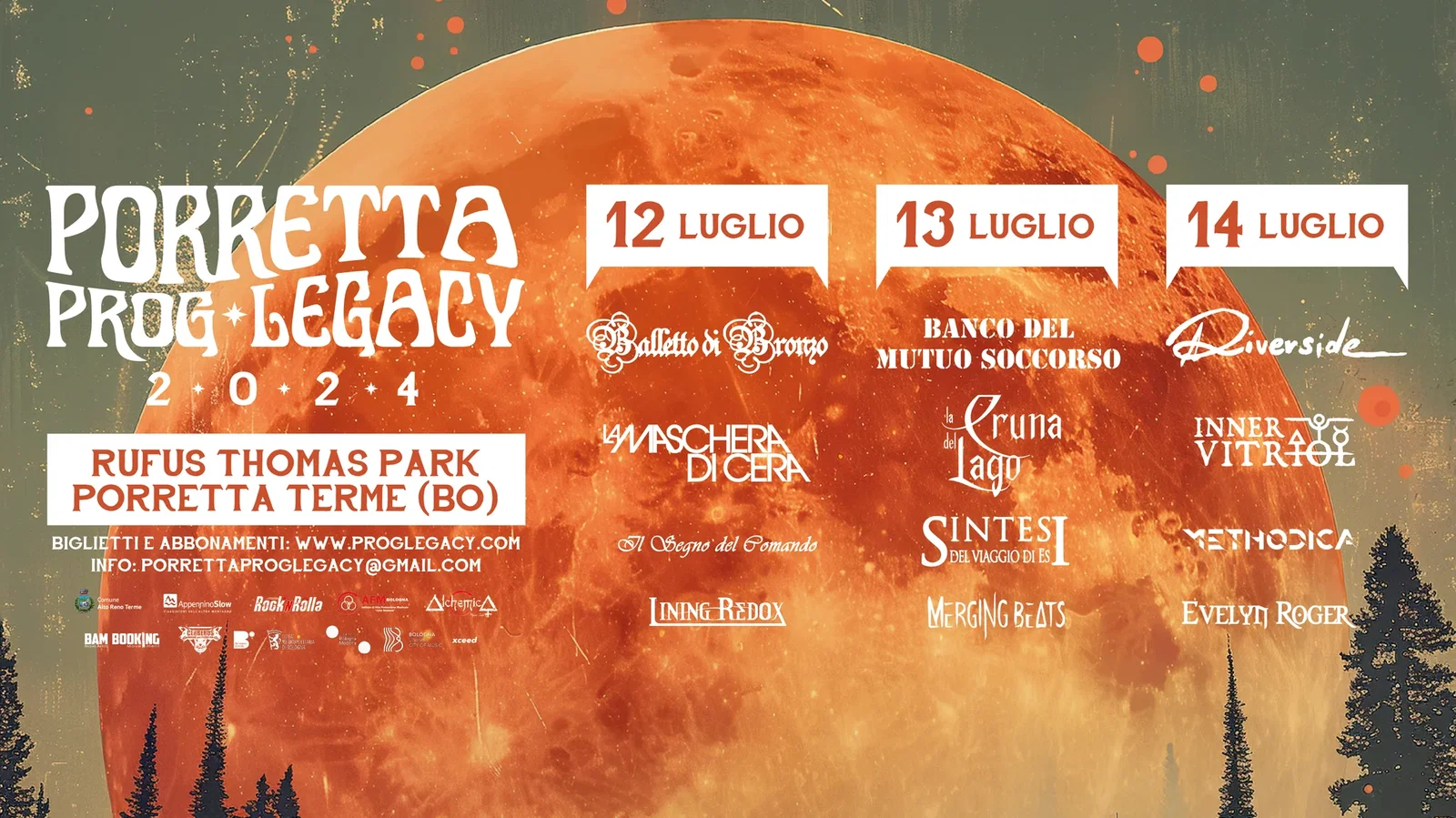 Porretta Prog Legacy: gli orari del festival