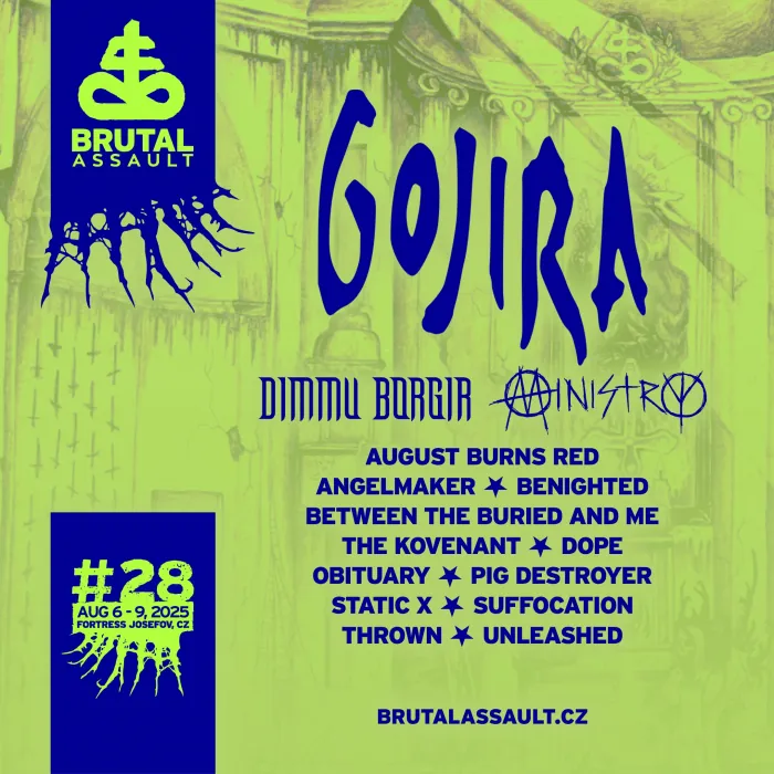 Brutal Assault 2025: annunciate le prime band