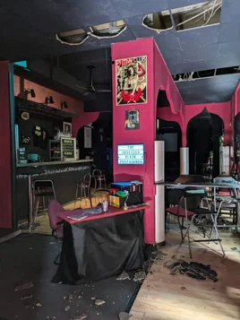 Lo Ziggy Club qualche giorno prima del concerto