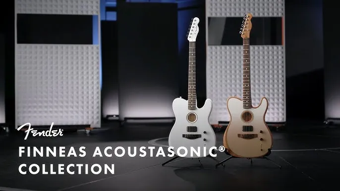 Fender: la nuova serie di chitarre Finneas Acoustasonic Collection