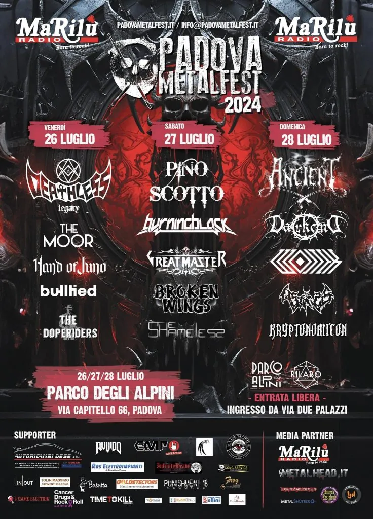 Live Report: Padova Metal Fest, 26-27 e 28 Luglio 2024