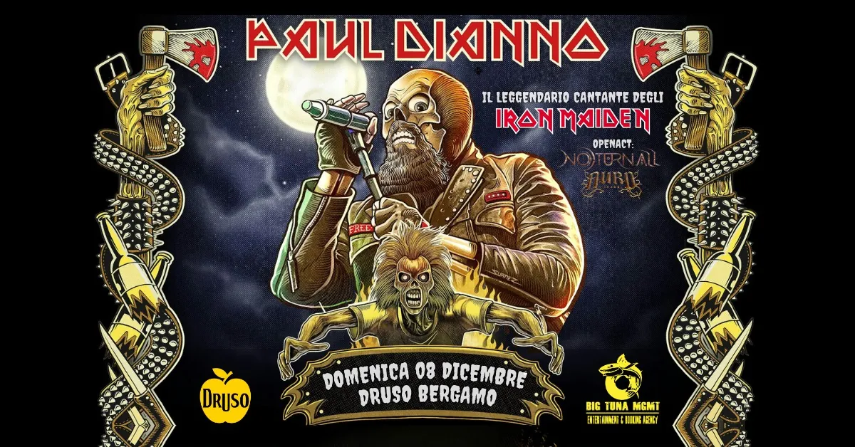Paul Di'Anno + Auro Control + Noturnall @ Druso, Ranica (BG) - 08/12/2024