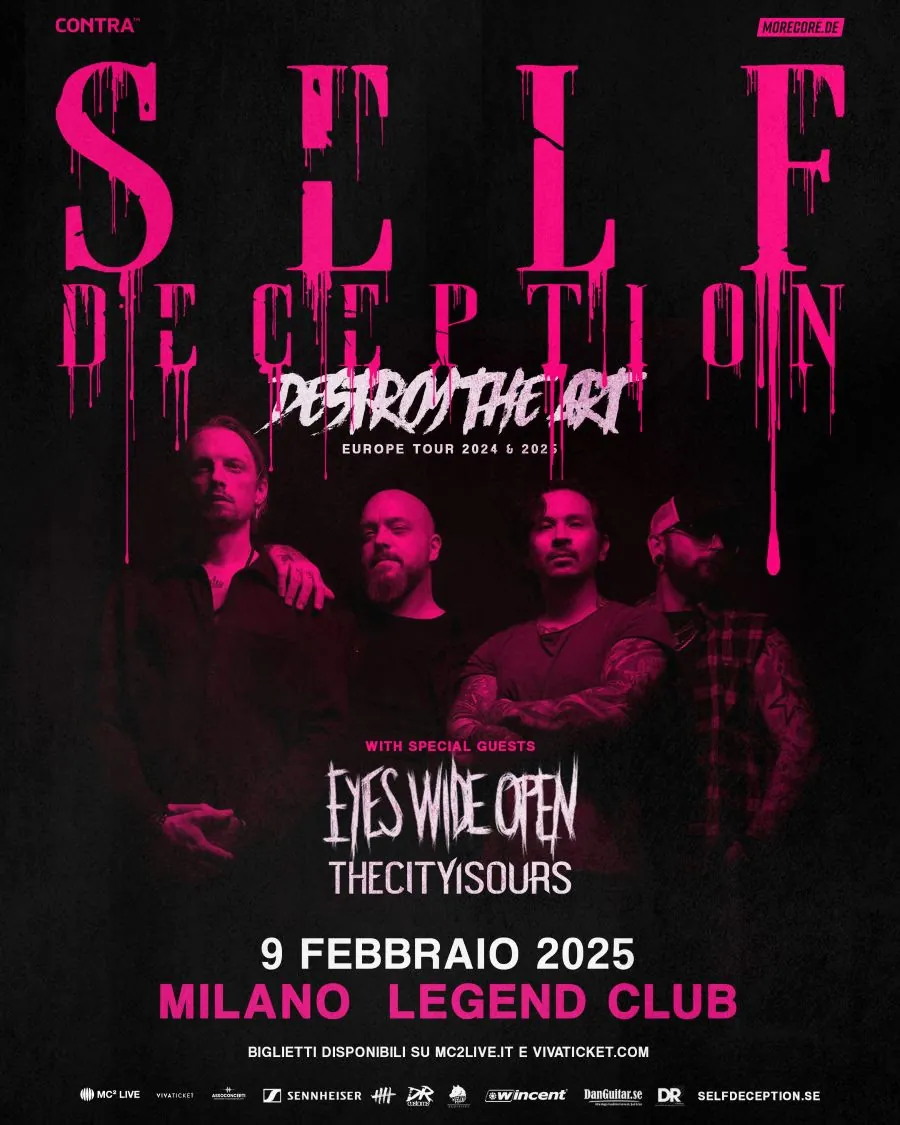 Self Deception: a febbraio una data del "Destroy The Art Tour" a Milano