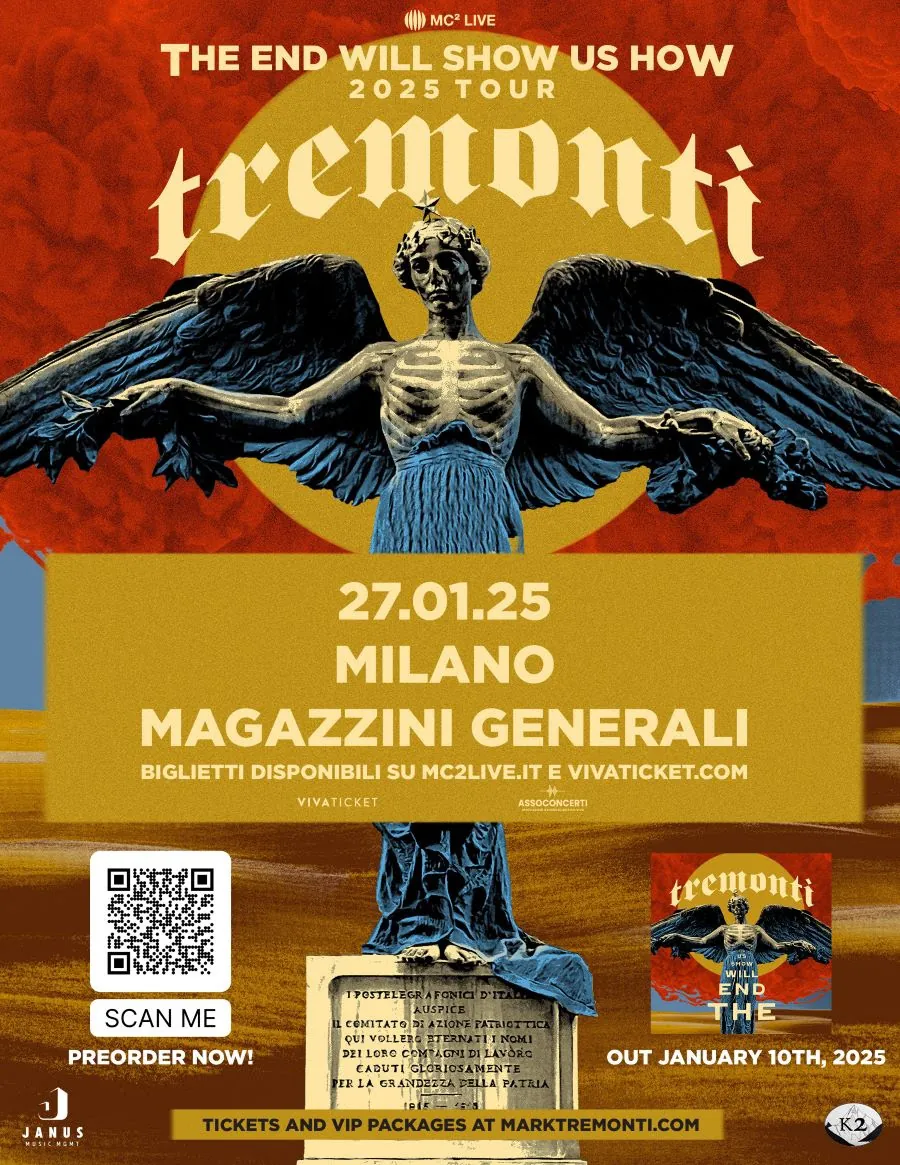 Tremonti: una data a Milano a fine gennaio 2025
