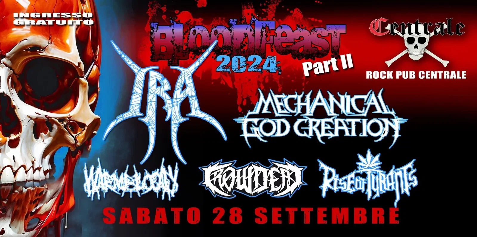 Live Report: Bloodfeast24 - Part 2 @ Centrale Rock Pub, Erba (CO) – 28/09/2024