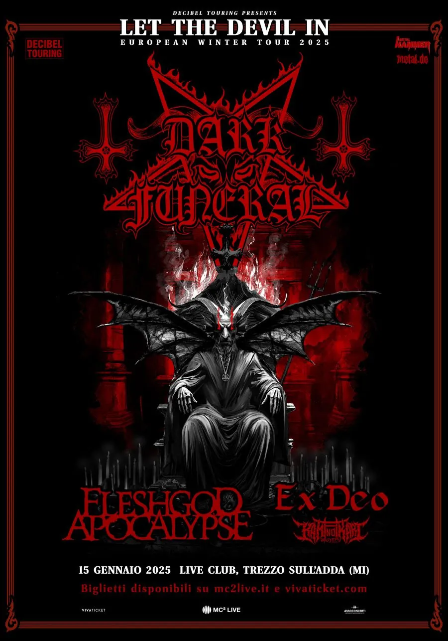 Dark Funeral: una data a Trezzo sull'Adda a gennaio 2025