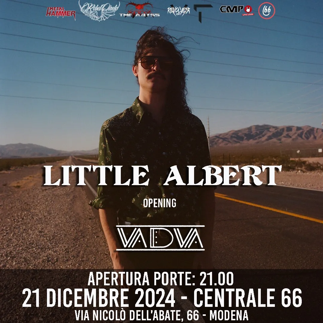 Little Albert: assieme ai Vadva live al Centrale 66 di Modena