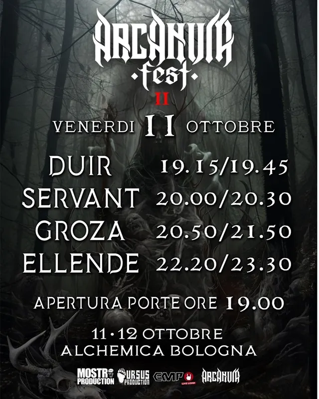 Arcanum Fest: ecco gli orari