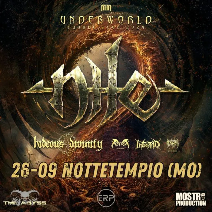 Live Report: Nile + Hideous Divinity + Intrepid + Monastery @ NotteTempio, Modena - 26/09/2024