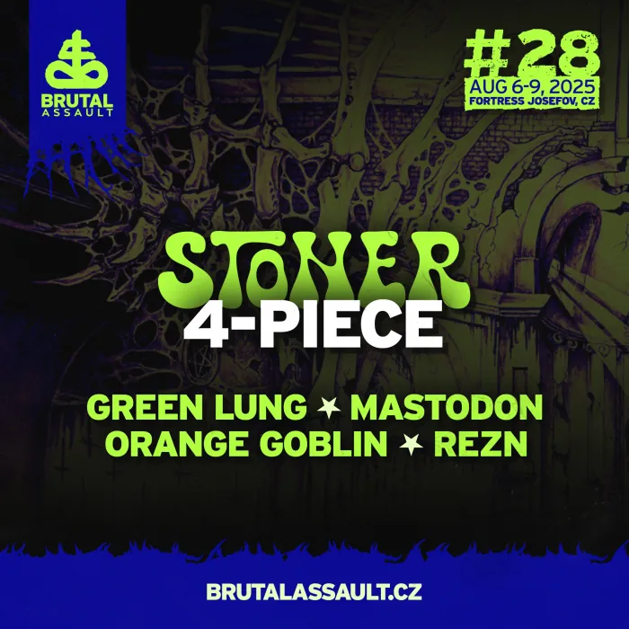 Brutal Assault 2025: annunciate le prime 4 stoner band