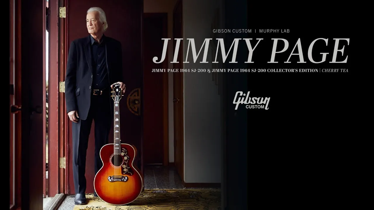 Gibson Guitars: presentate le Jimmy Page 1964 SJ-200 e 1964 SJ-200 Collector's Edition Ltd.