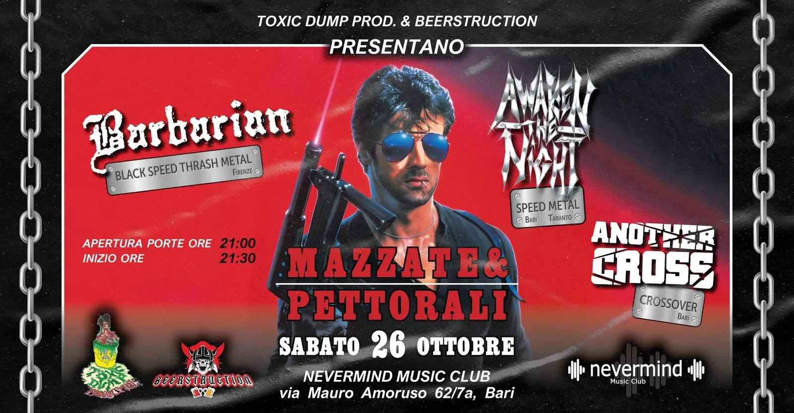 Live Report: Mazzate & Pettorali @Nevermind Music Club, Bari - 26/10/2024