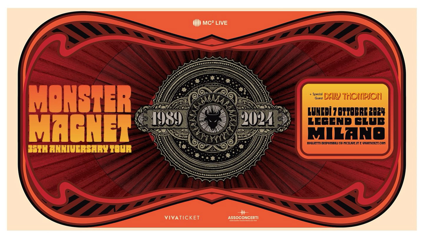 Monster Magnet: la data di Milano è cancellata