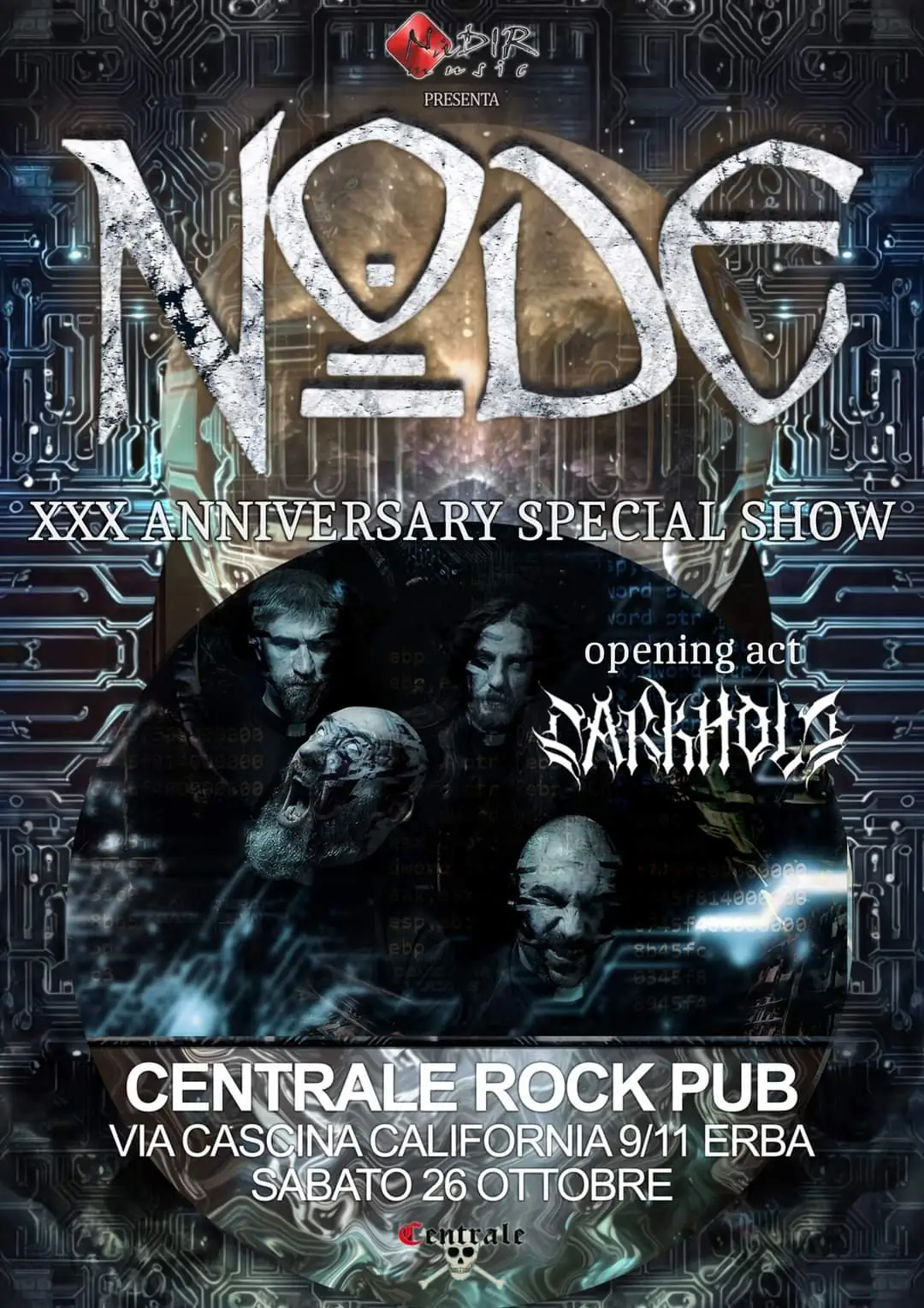 Node: sabato a Erba uno show per celebrare i trent'anni di attività