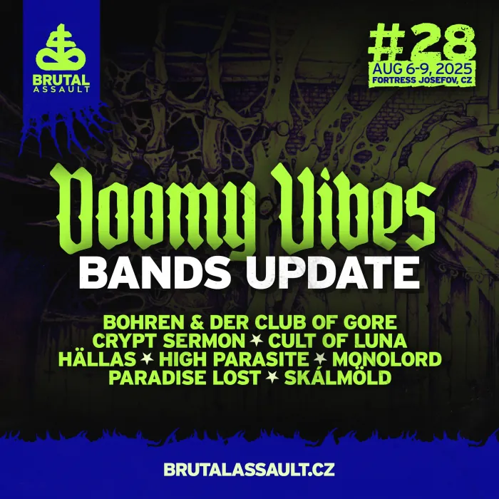 Brutal Assault 2025: aggiunte altre 8 band doom