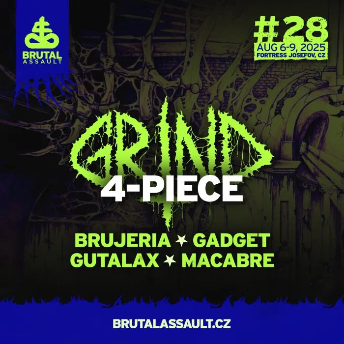 Brutal Assault 2025: annunciate le prime 4 band grindcore