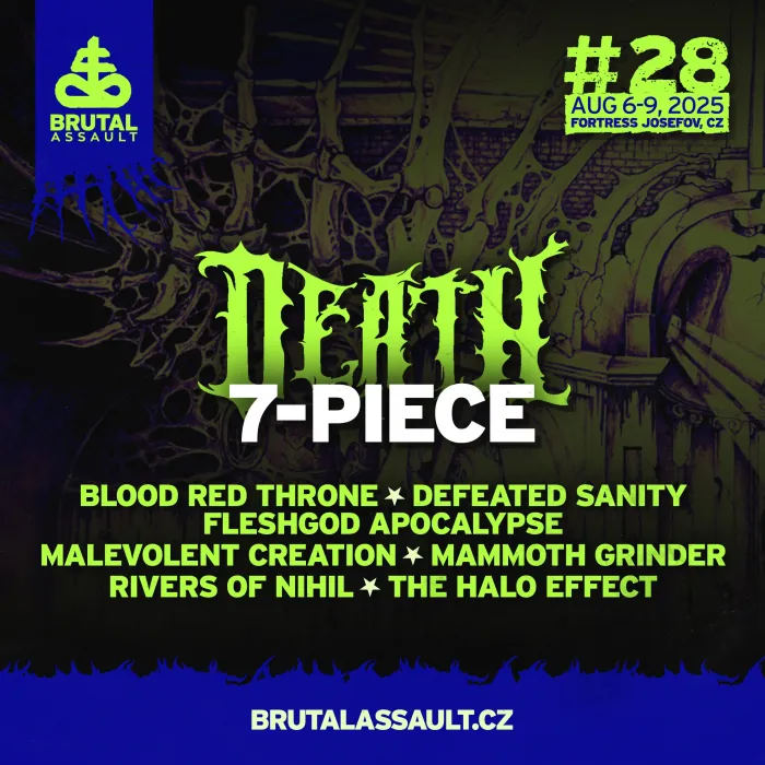 Brutal Assault 2025: aggiunte altre 7 band death metal