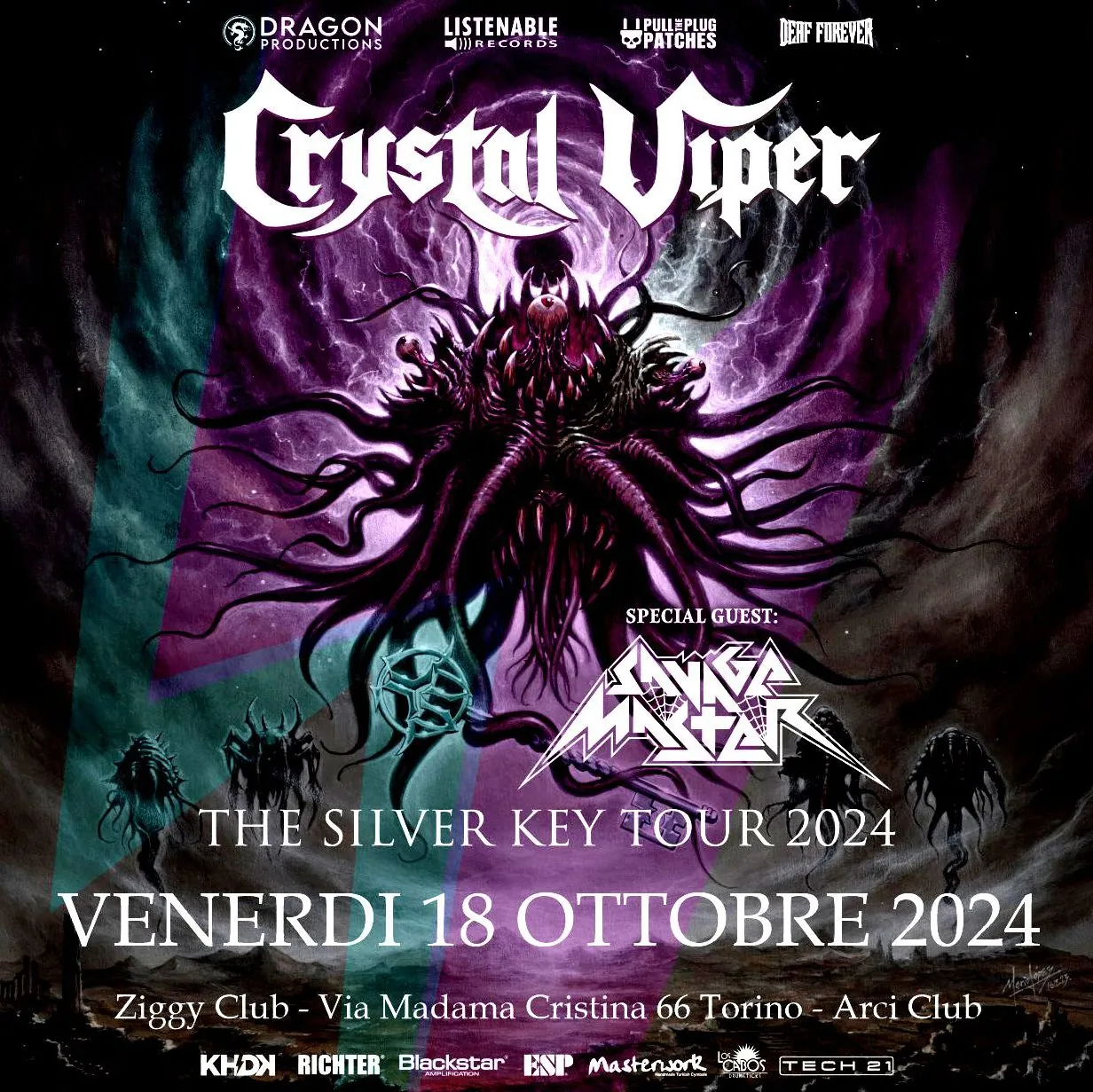 Live Report: Crystal Viper + Savage Master @ Ziggy Club, Torino – 18/10/2024