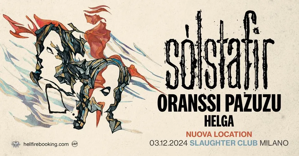 Sólstafir: la data di Milano si terrà allo Slaughter Club di Paderno Dugnano