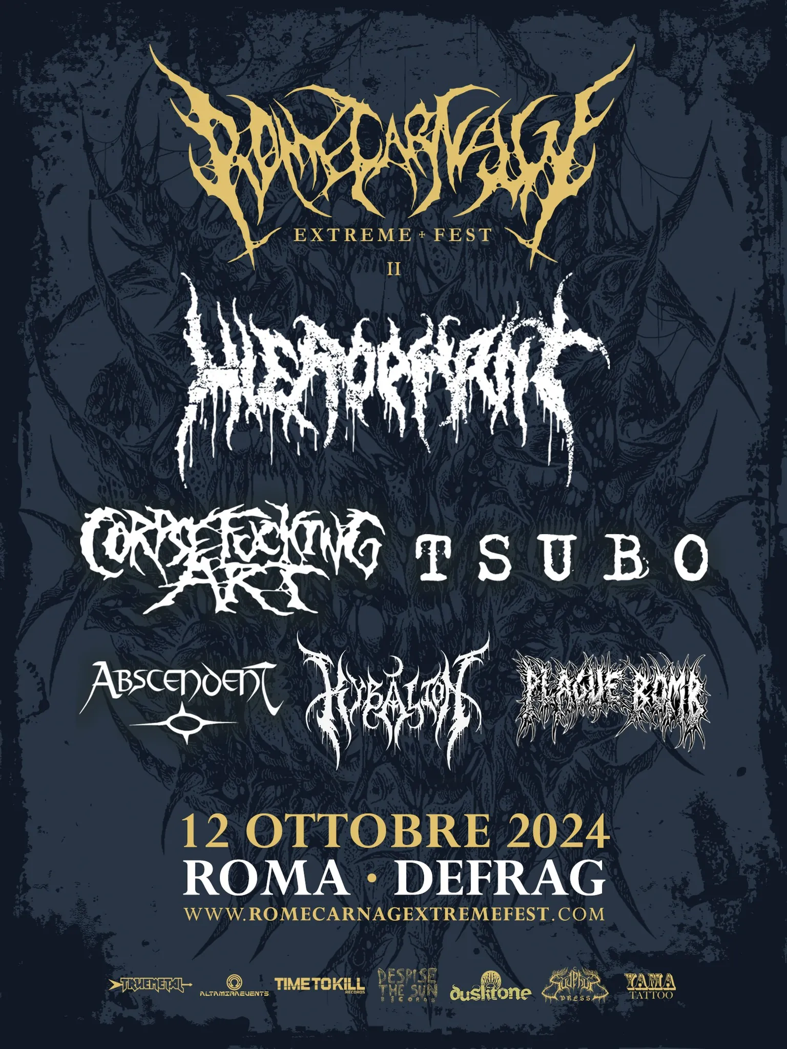 Live Report: Rome Extreme Carnage Fest @ Defrag, Roma - 12/10/2024