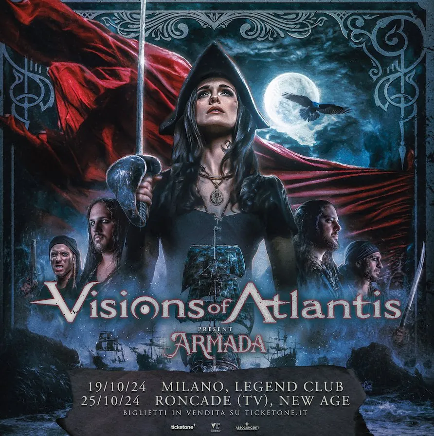 Live Report: Visions of Atlantis + Moonlight Haze + Illumishade + Seraina Telli  @ New Age Club, Roncade (Tv), 25/10/2024