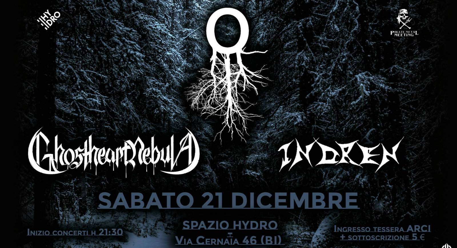 O: live il 24 dicembre all'Hydro di Biella (CN)