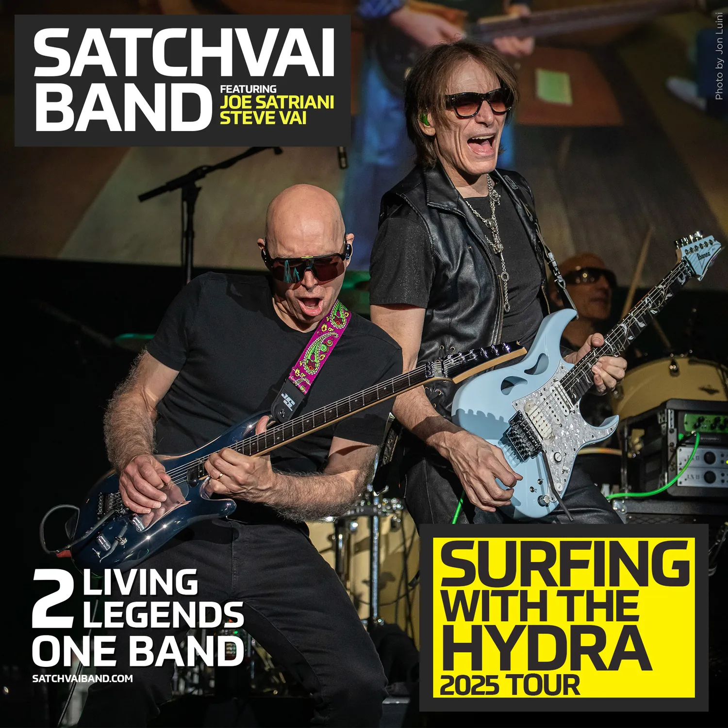 Joe Satriani e Steve Vai: annunciate quattro date in Italia