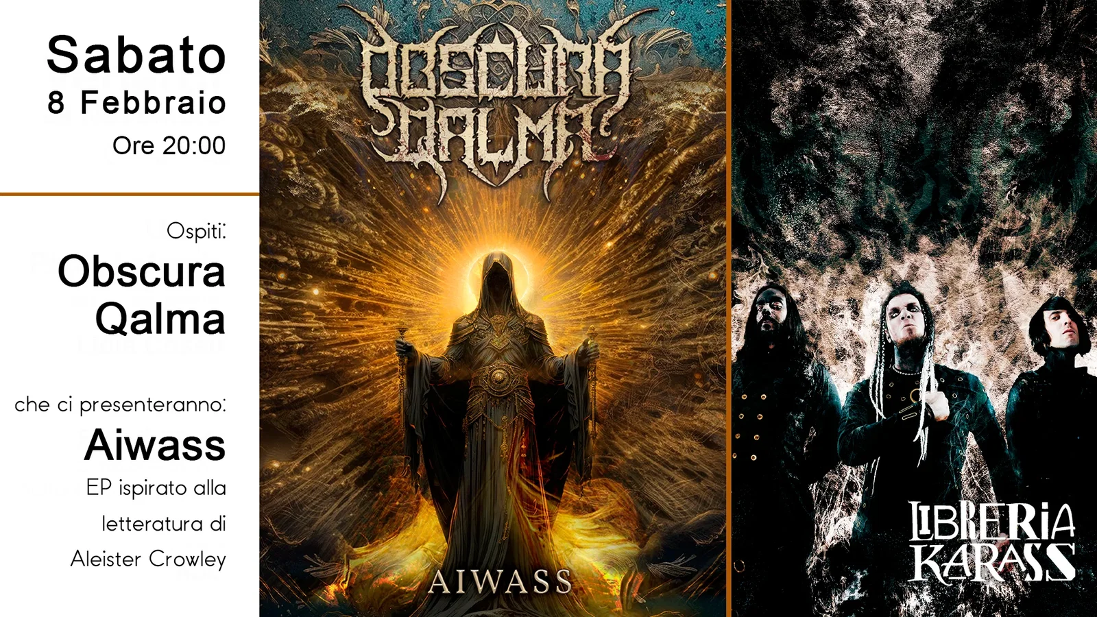 Aiwass Release Event: metal ed esoterismo