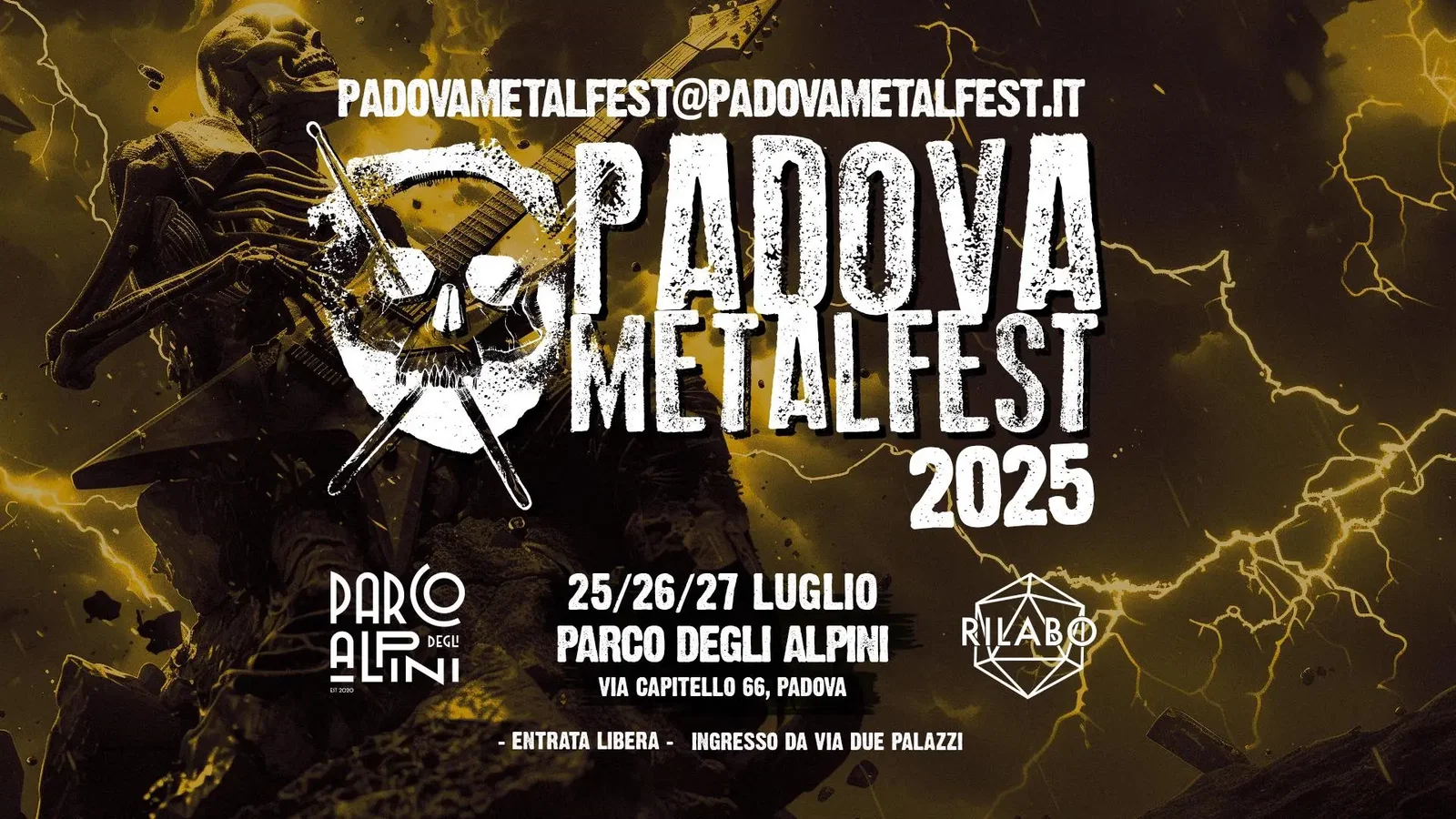 Padova Metal Fest: ecco gli headliner dell'edizione 2025