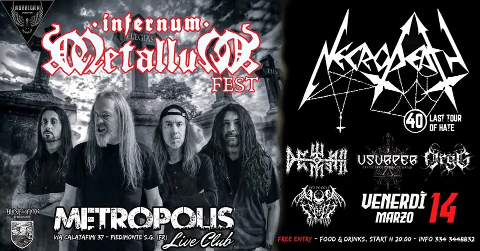 Infernum Metallum Fest: il ritorno dei Necrodeath