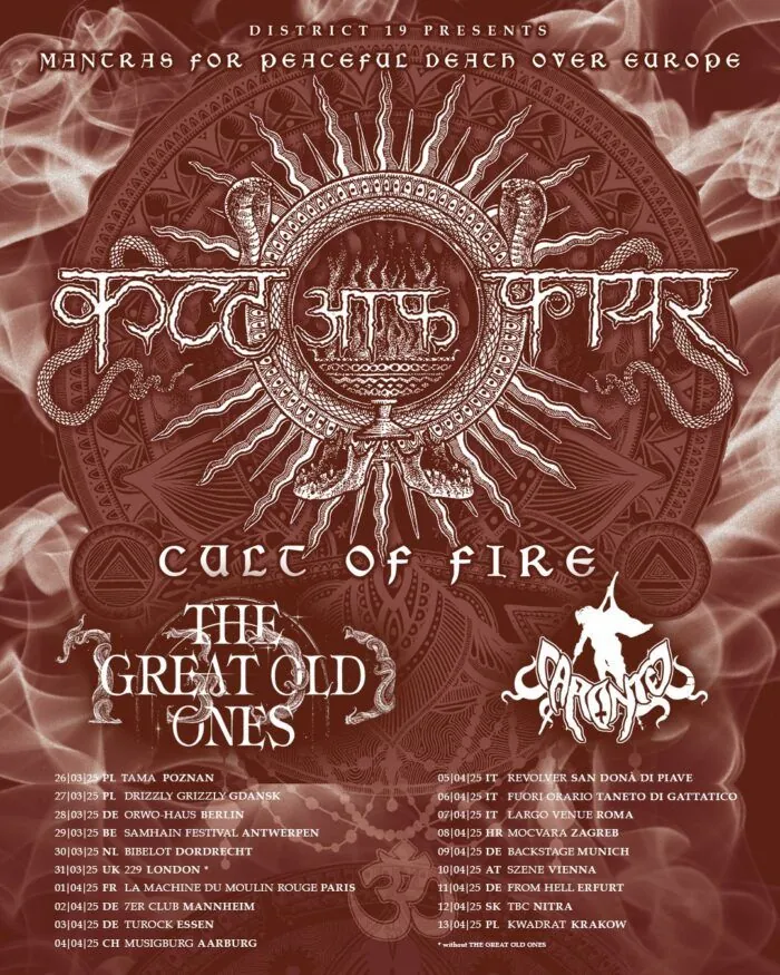 Cult Of Fire: una data in Italia ad aprile