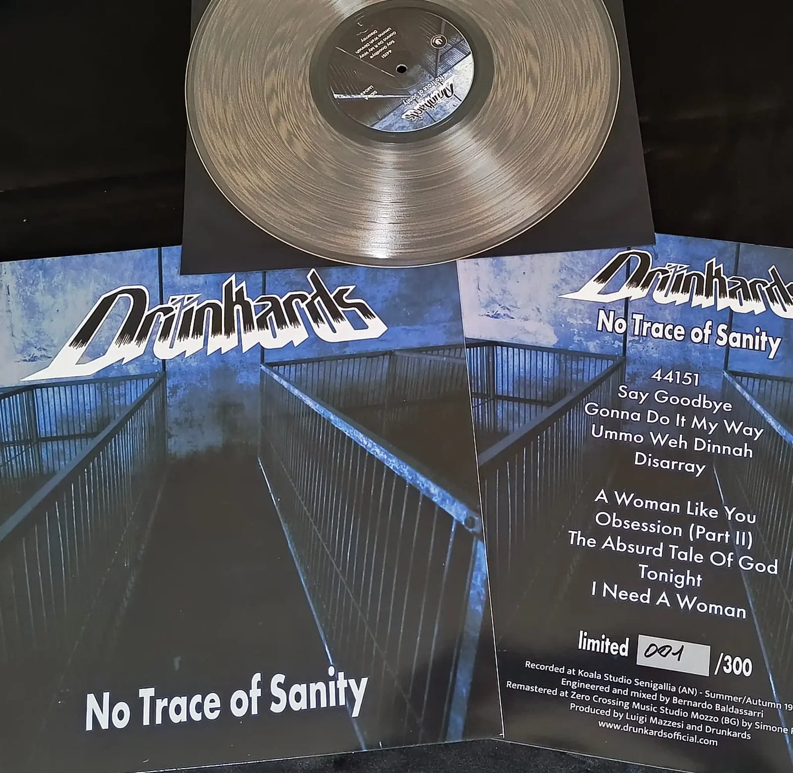Drunkards: in arrivo la ristampa in vinile di 'No Trace of Sanity'