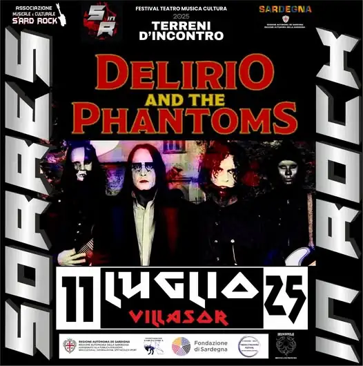 Delirio And The Phantoms: annunciata una data dal vivo in Sardegna