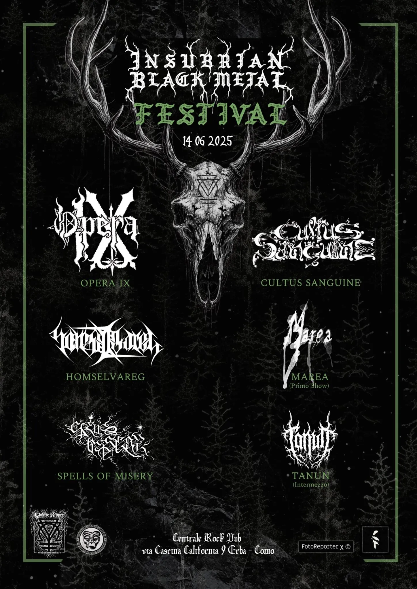 Insubrian Black Metal Fest: line up e dettagli della prima edizione