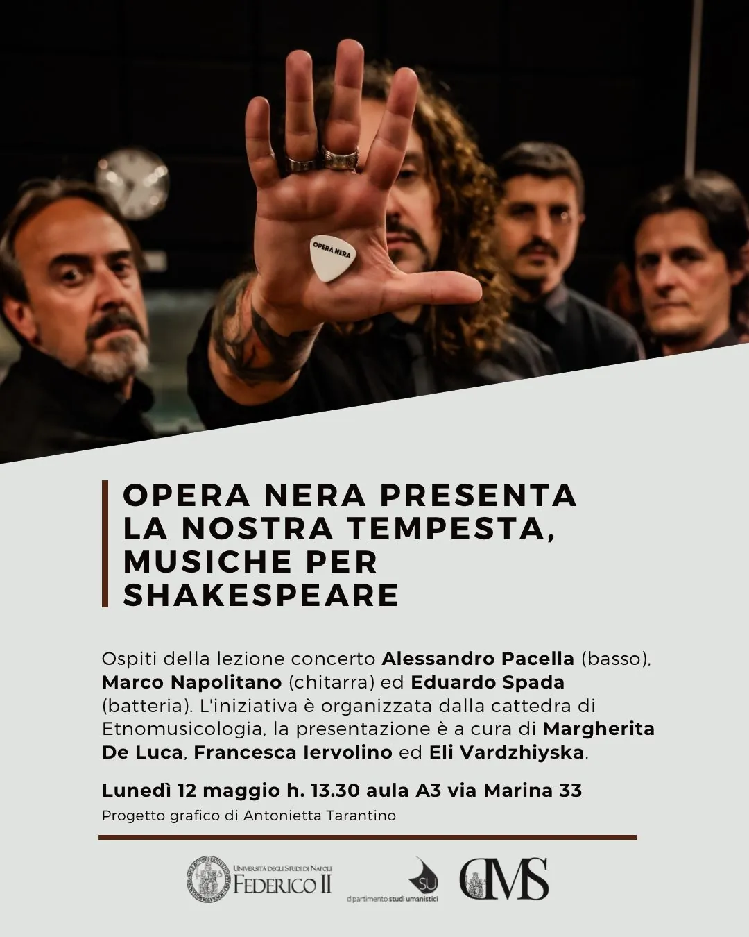 Opera Nera: presentazione de 'La Tempesta' in Università