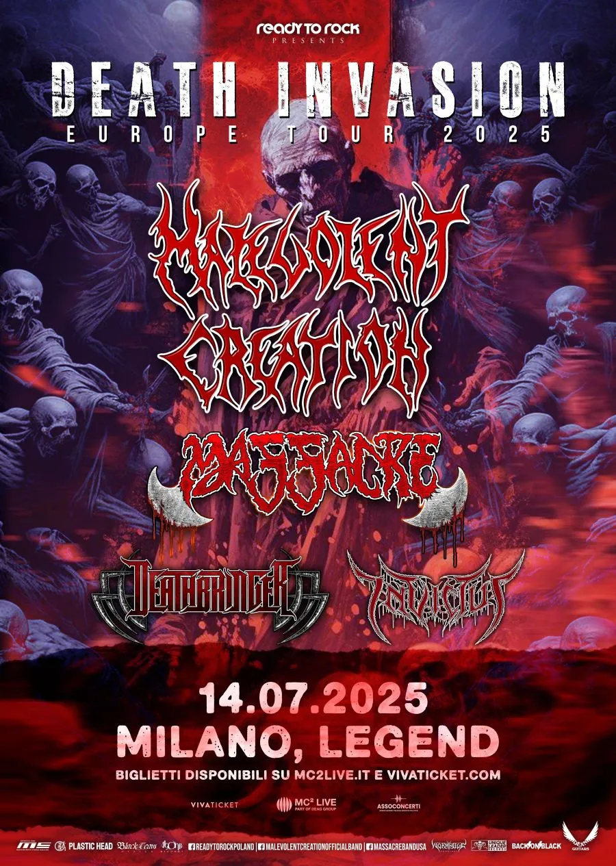Malevolent Creation: una data a luglio a Milano con i Massacre