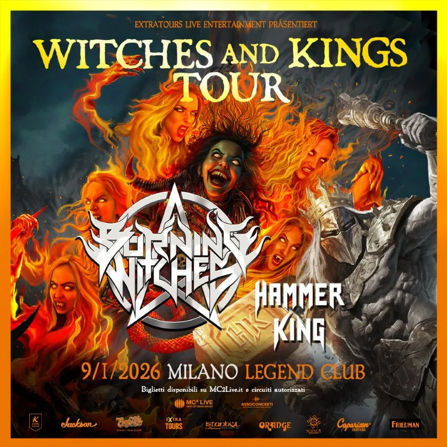 Burning Witches: una data a Milano nel 2026 ed il nuovo video "Inquisition"