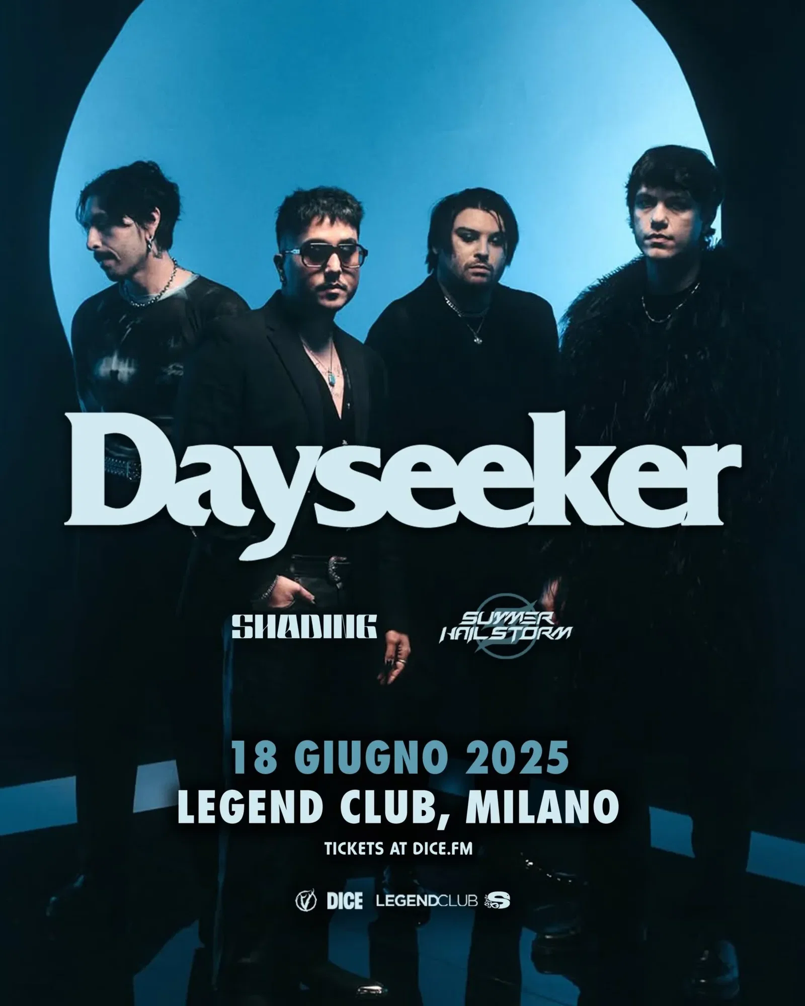 Dayseeker: informazioni ed orari della data di Milano