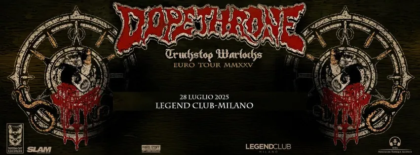 Dopethrone: tornano in Italia a Luglio 2025 per quattro imperdibili date