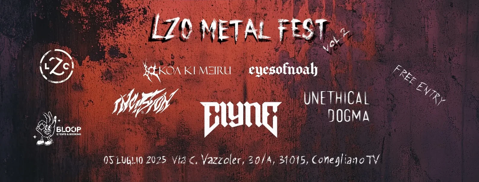 LZO Metal Fest Vol. 2: con Elyne, Unethical Dogma e altri ancora