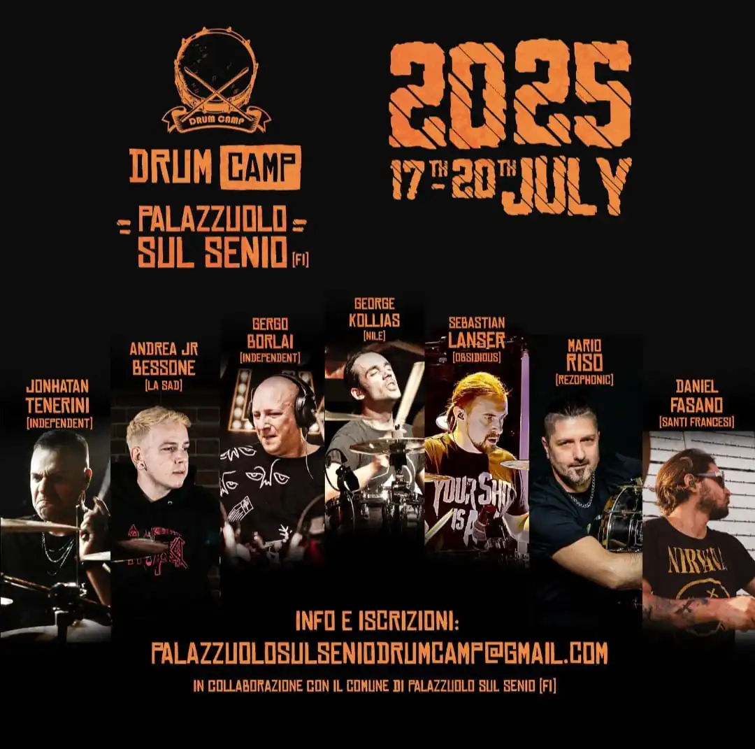 Drum Camp 2025: restano solo nove posti liberi
