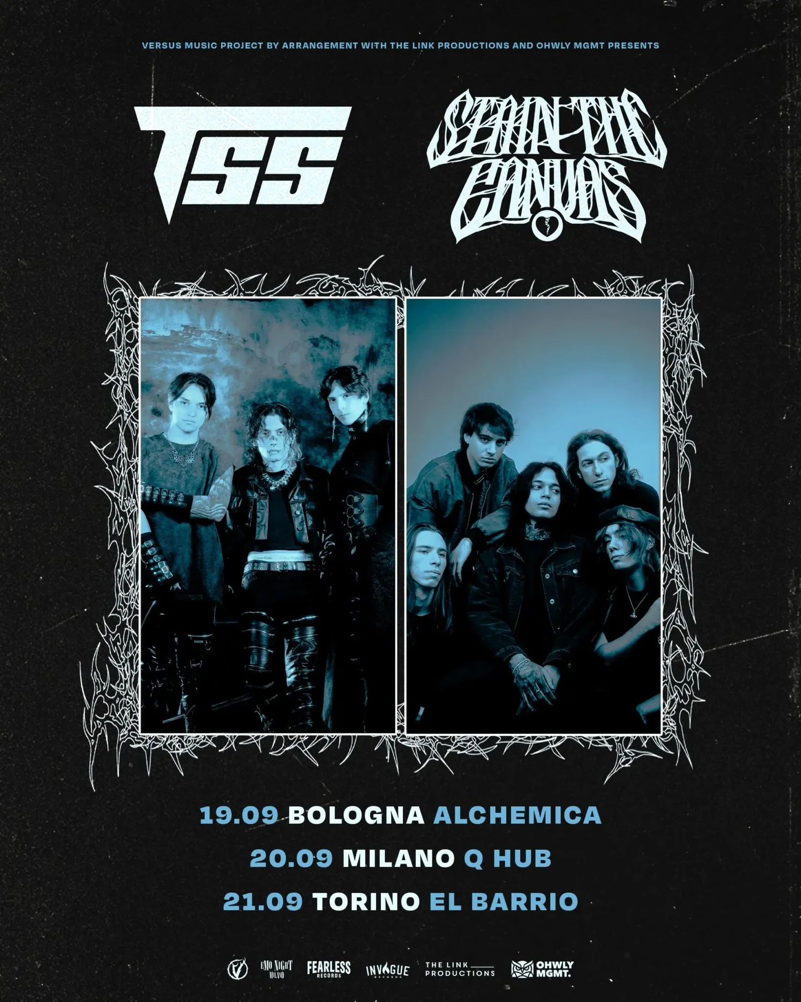 Stain The Canvas: 3 date da co-headliner con i TSS in Italia