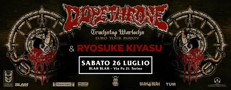 Dopethrone: il 26 luglio live al Blah Blah di Torino con Ryosuke Kiyas