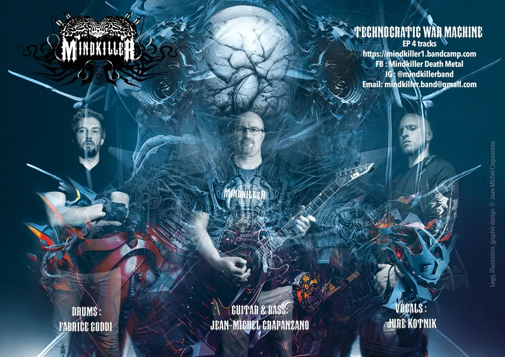 Mindkiller: pubblicato il nuovo album "Technocratic War Machine" tramite Fetzner Death Records