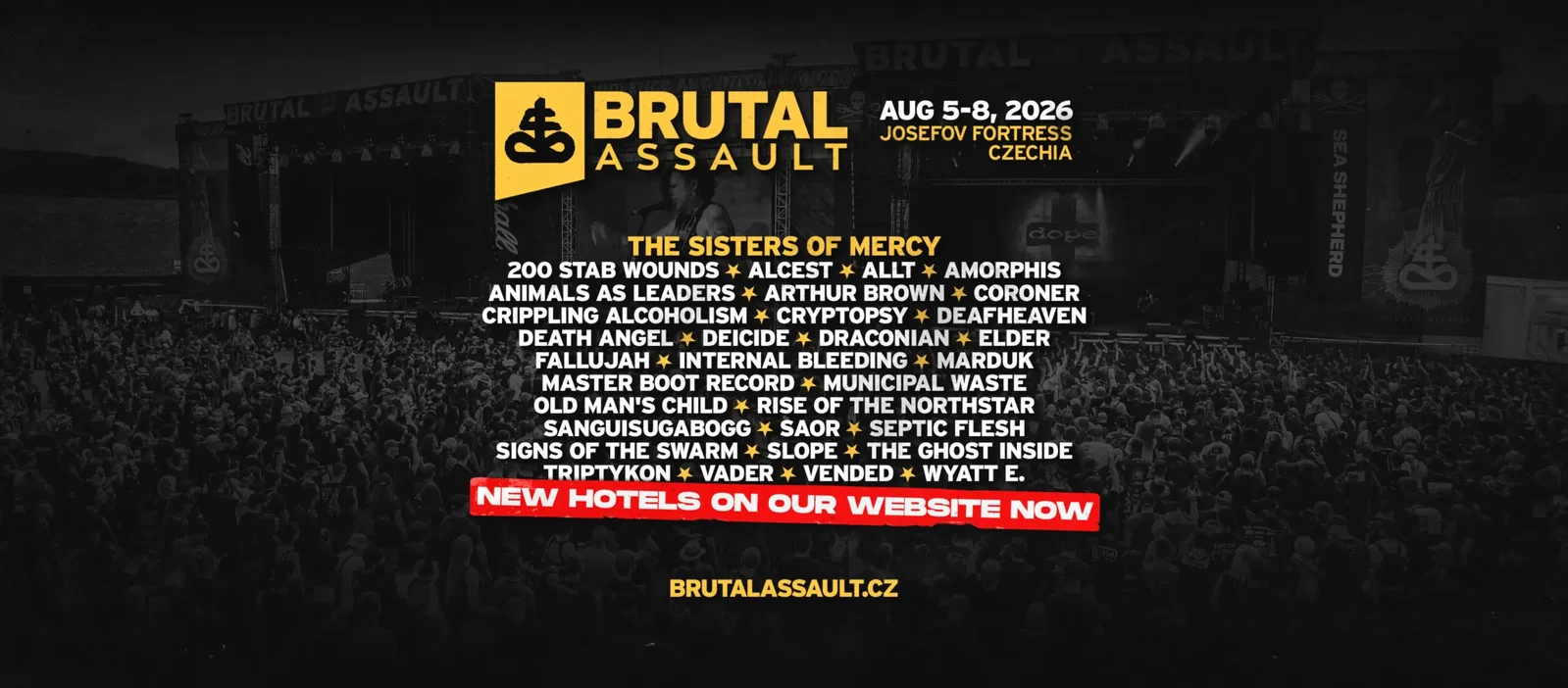 Brutal Assault 2026: annunciate altre band per l'edizione #29