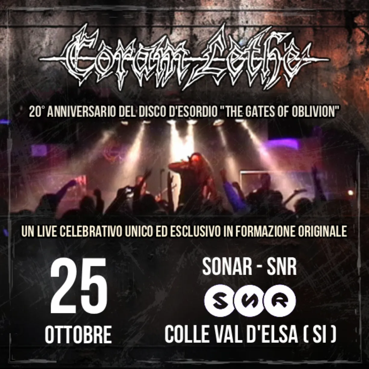 Coram Lethe: tornano dal vivo per suonare l'intero debut-album "The Gates of Oblivion"
